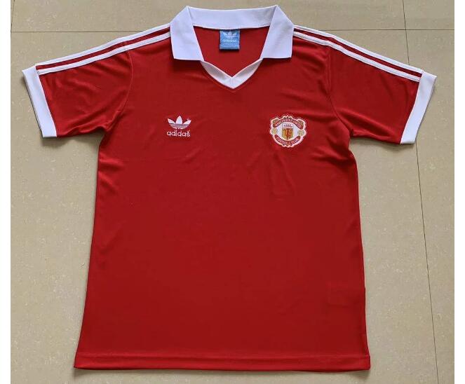 1980 Manchester United Retro Home Kit Soccer Jersey